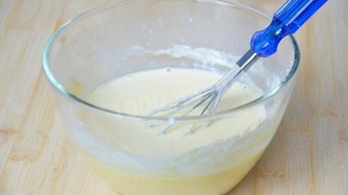 блины с яблоками и корицей