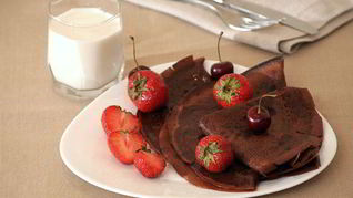 Блины шоколадные