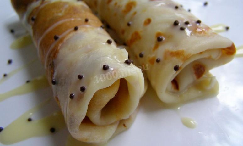 Рецепт блинов со сгущенкой