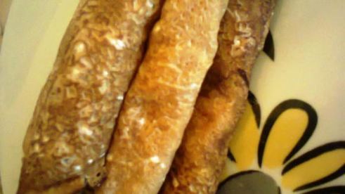 блины со сметано-творожной начинкой