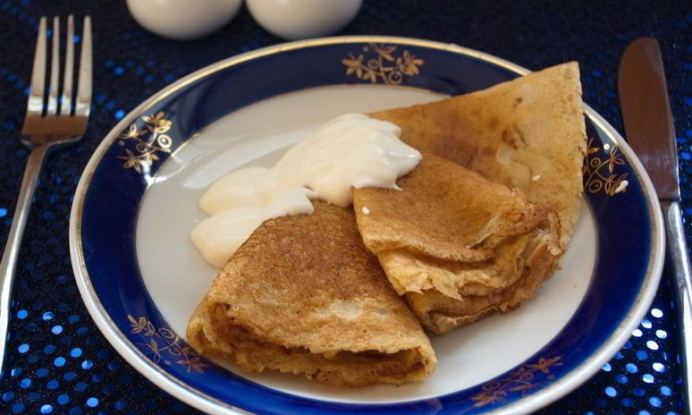 Рецепт диетических блинов из овсяных хлопьев