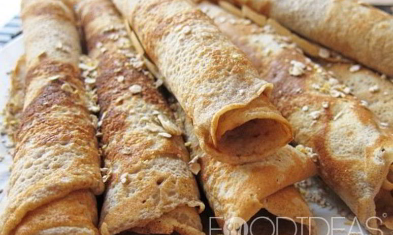 Рецепт диетических овсяных блинов