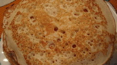 дрожжевые блины кружевные