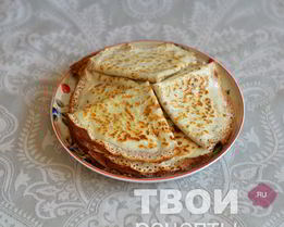 Картофельные блины на сыворотке