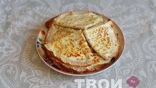 Картофельные блины на сыворотке