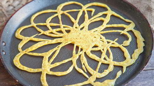 малазийские кружевные блины роти джала