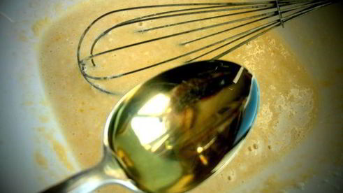 миндальные блинчики на вафельнице