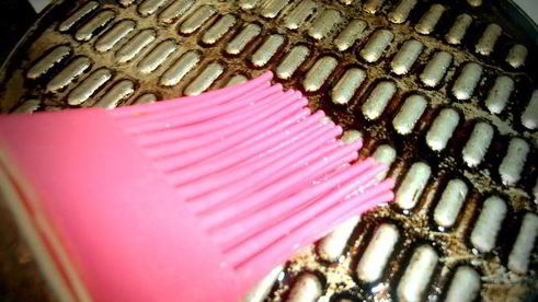 миндальные блинчики на вафельнице