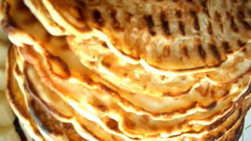 миндальные блинчики на вафельнице