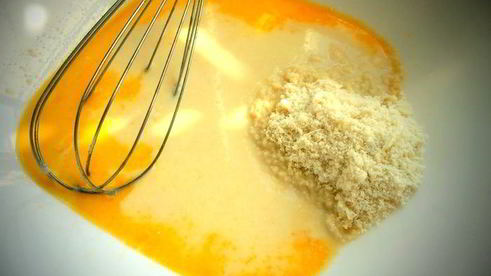 миндальные блинчики на вафельнице