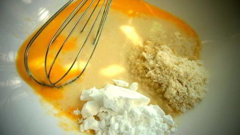 миндальные блинчики на вафельнице