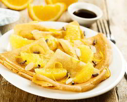 Молочные блинчики по-индийски