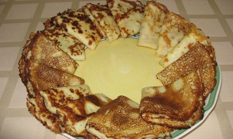 Рецепт мягких и тонкие блинчики на молоке