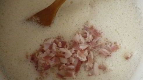 овсяные блины с беконом