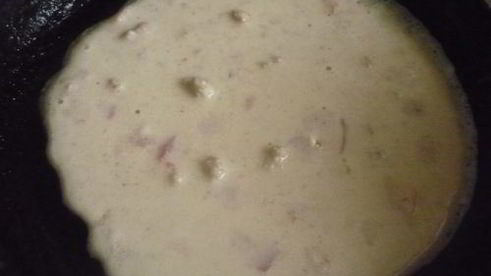 овсяные блины с беконом