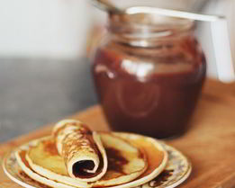 Панкейки с сливочным маслом