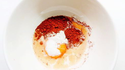 полосатые блинчики с шоколадно-ореховой начинкой