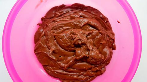 полосатые блинчики с шоколадно-ореховой начинкой