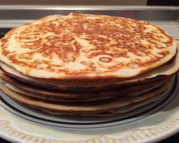 Пышные блины на дрожжах