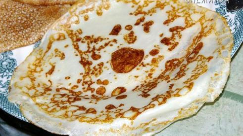 самые нежные творожные блинчики на йогурте