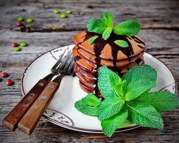 Шоколадные панкейки