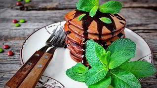 Шоколадные панкейки