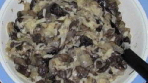 вкусные блинчики с грибами и сыром