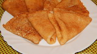 Вкусные блины на воде