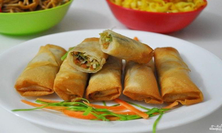 Рецепт вьетнамских блинчиков нэм