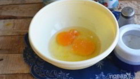 запеченные блины с курицей и шампиньонами