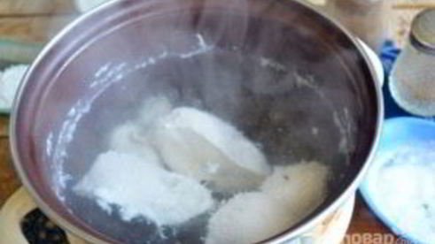 запеченные блины с курицей и шампиньонами