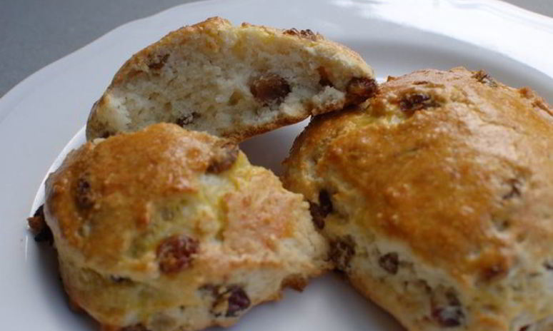 Рецепт английских сливочных булочек к чаю