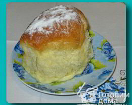 Булочки Buchteln со сливками