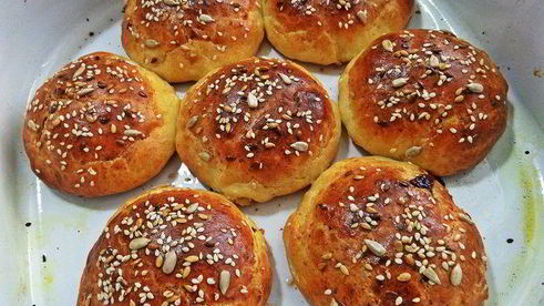 булочки с начинкой на творожном тесте