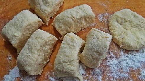 булочки с начинкой на творожном тесте