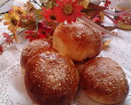 Булочки с посыпкой