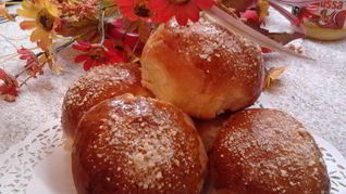 Булочки с посыпкой
