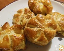 Булочки с ветчиной и сыром