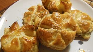 Булочки с ветчиной и сыром