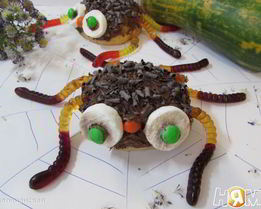 Булочки Страшно смешные паучки