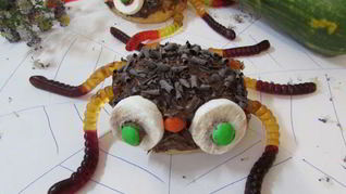 Булочки Страшно смешные паучки