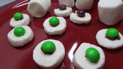 булочки страшно смешные паучки