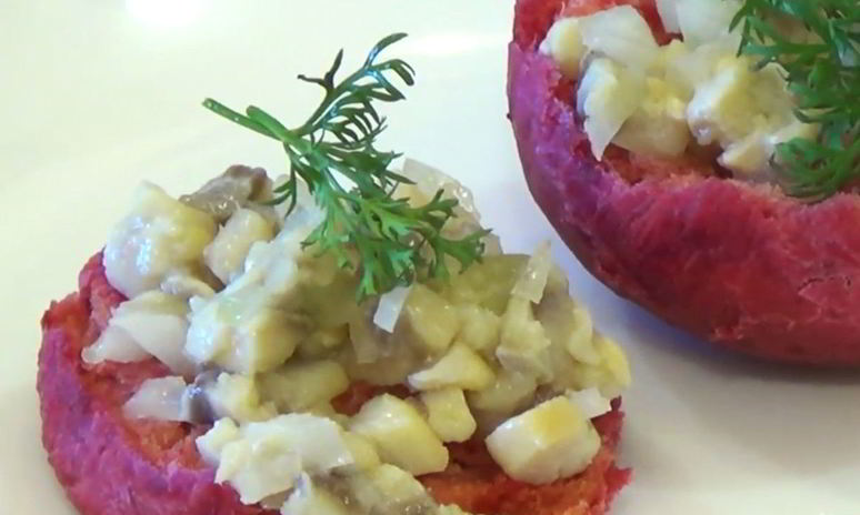 Рецепт булочек свекольных