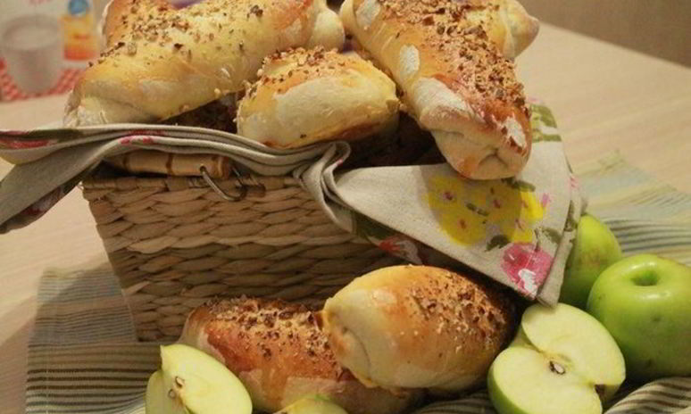 Рецепт булочек яблочно-медовые