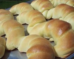 Дрожжевые рогалики-круассаны