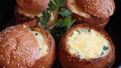 фаршированные булочки