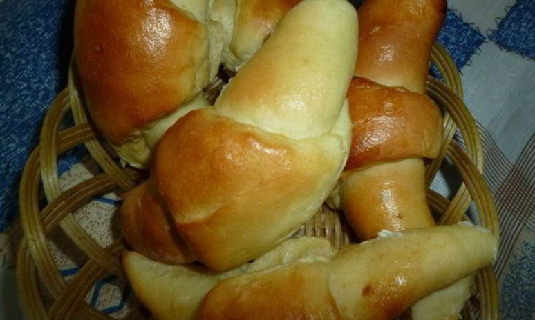 Рецепт круассанчиков с орехово-ирисовой начинкой