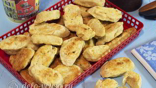 Пампушки без дрожжей с чесноком