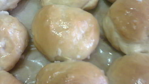 пампушки с чесноком