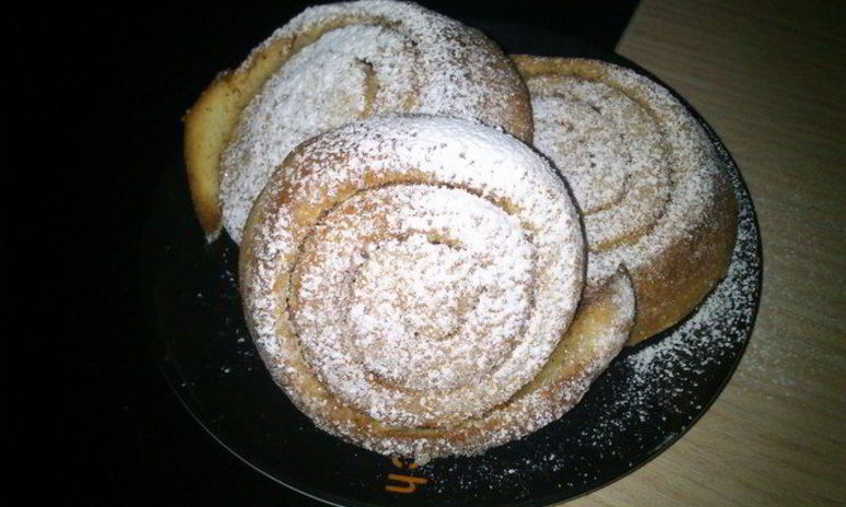 Рецепт плюшек с корицей